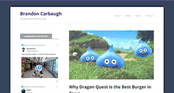 Desktop Screenshot of brandoncarbaugh.com